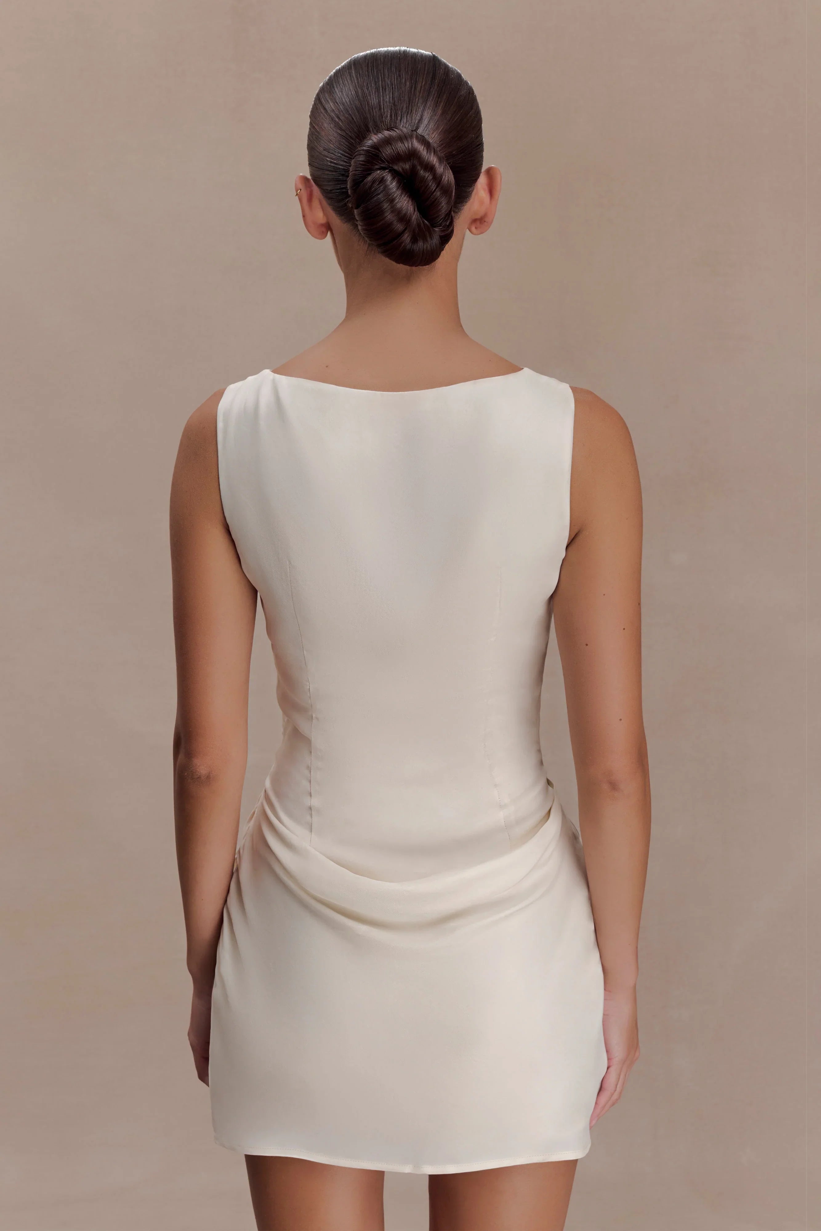 Bexley Draped Mini Dress - Ivory